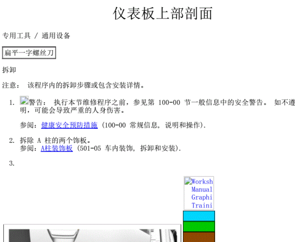 2016-2017年福特福克斯仪表拆装