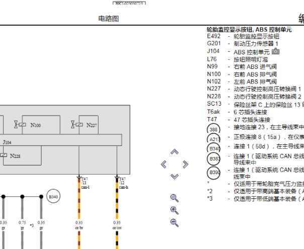 2014年大众速腾胎压相关资料