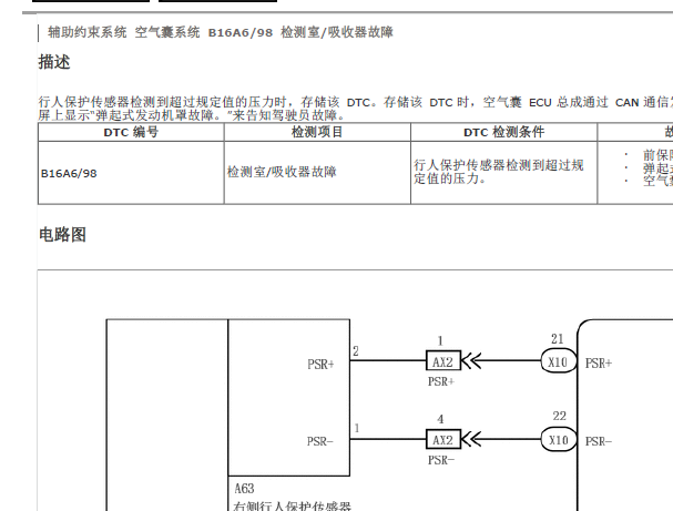 2016年丰田皇冠B16A6故障码资料