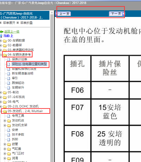2017-2018年自由光2.4发动机维修手册