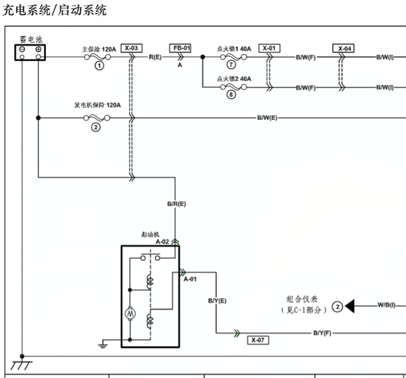 2016年海马S5启动电路图