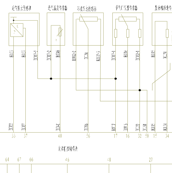 2008年吉利远景发动机电路图