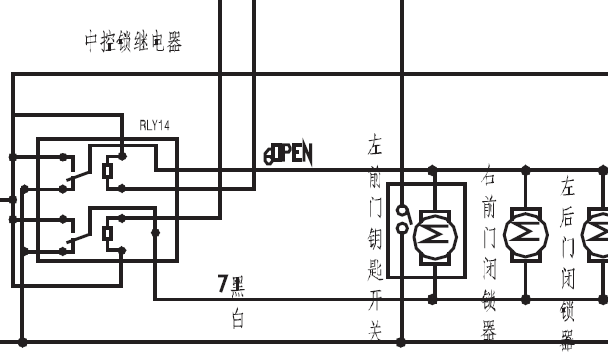 长城哈弗H5中控电路图