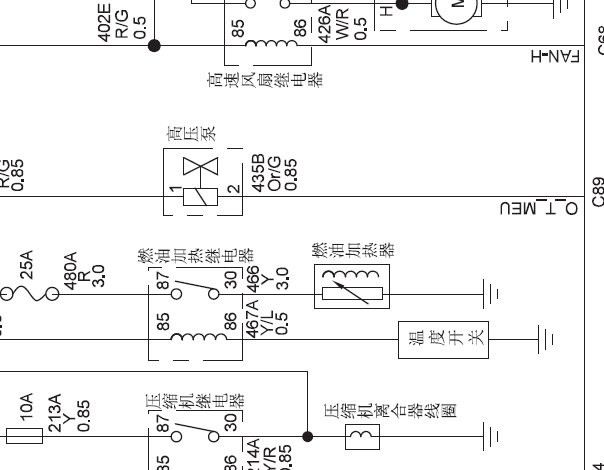 长城GW2.8TC发动机电路图