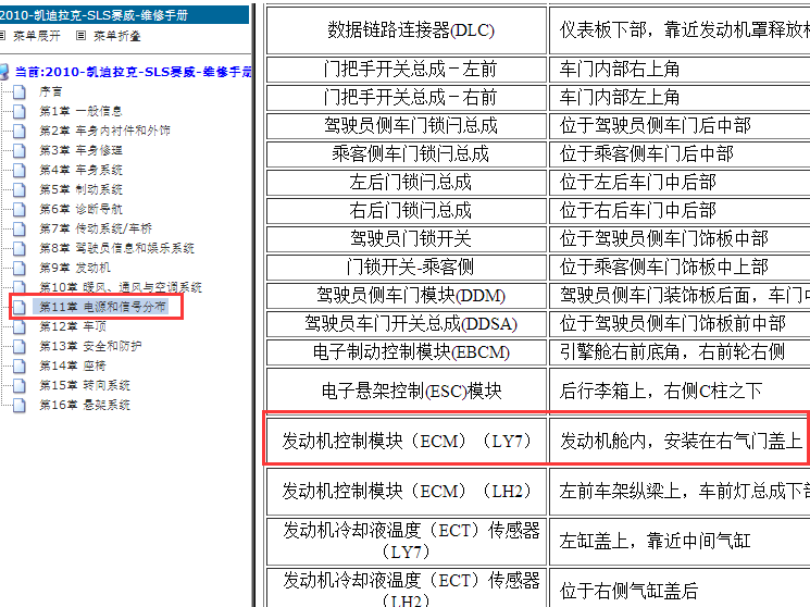 10年赛威发动机电脑ECM安装位置说明