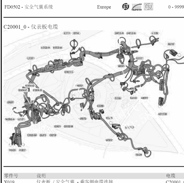 法拉利458气囊模块安装位置
