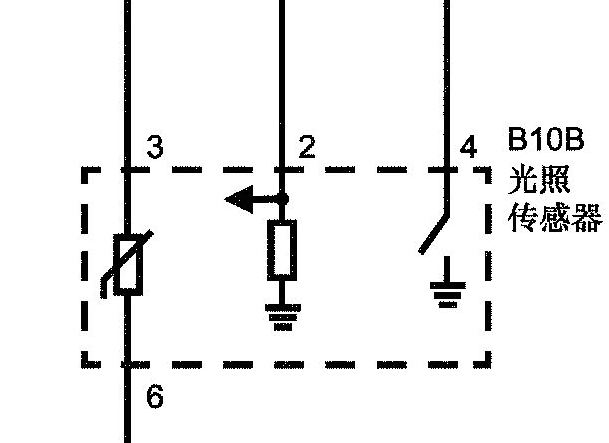 16别克GL8光照传感器电路