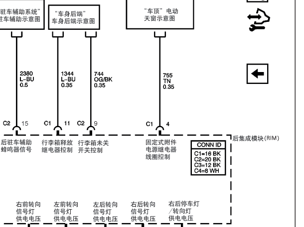 2011年凯迪拉克SLS后集成模块资料