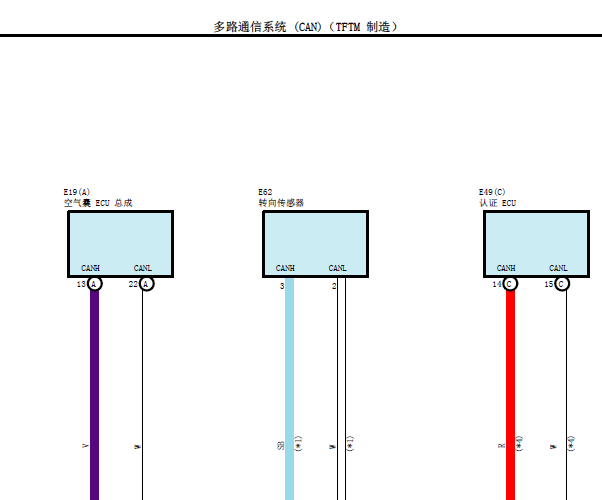 2017年丰田卡罗拉全车通讯线路图 