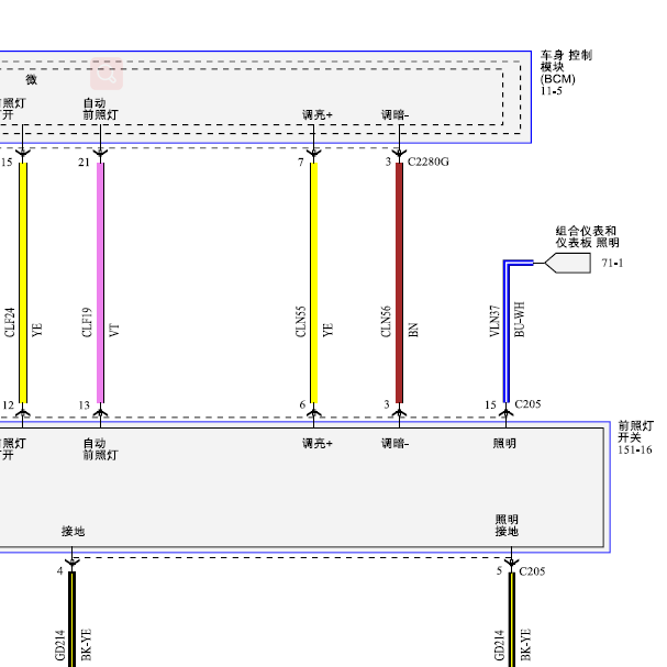 2019年林肯大陆BCM 和前照灯