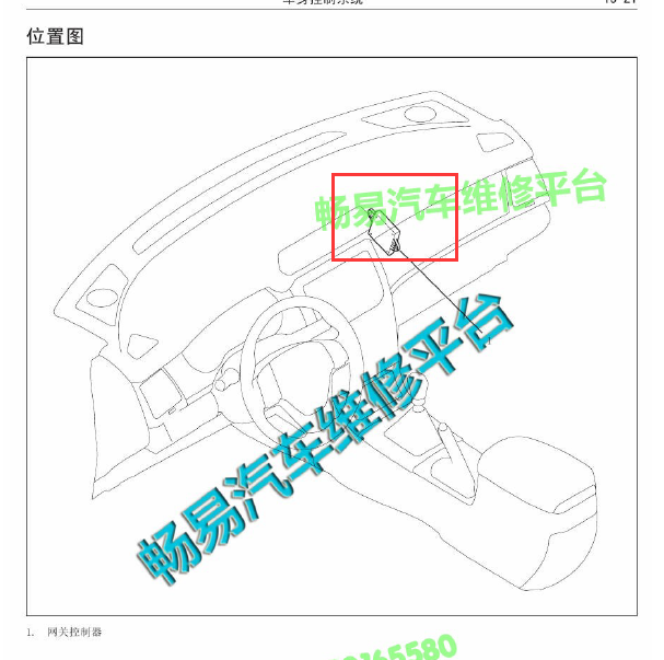长城H2 网关控制器位置