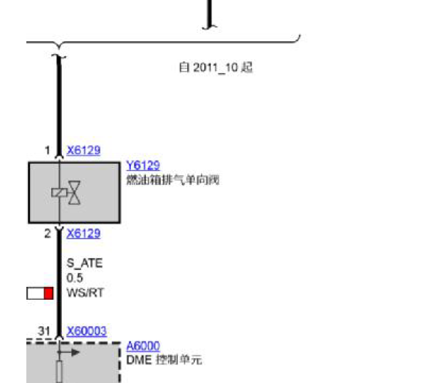 2012年宝马X5燃油箱排气阀资料