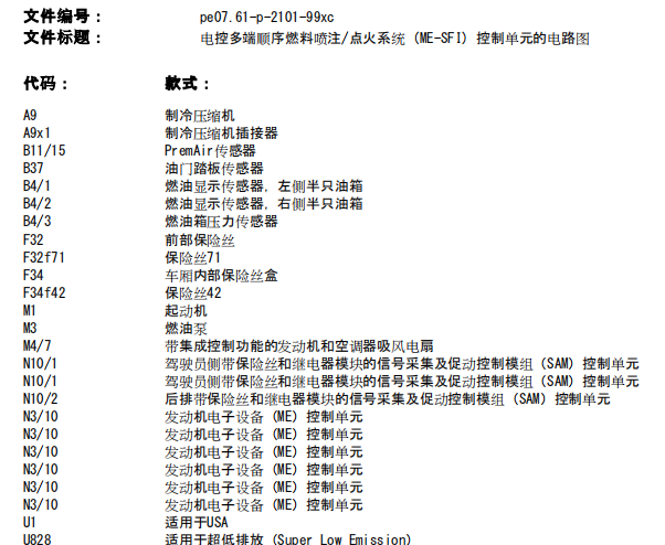 10年奔驰CLS300发动机电路图