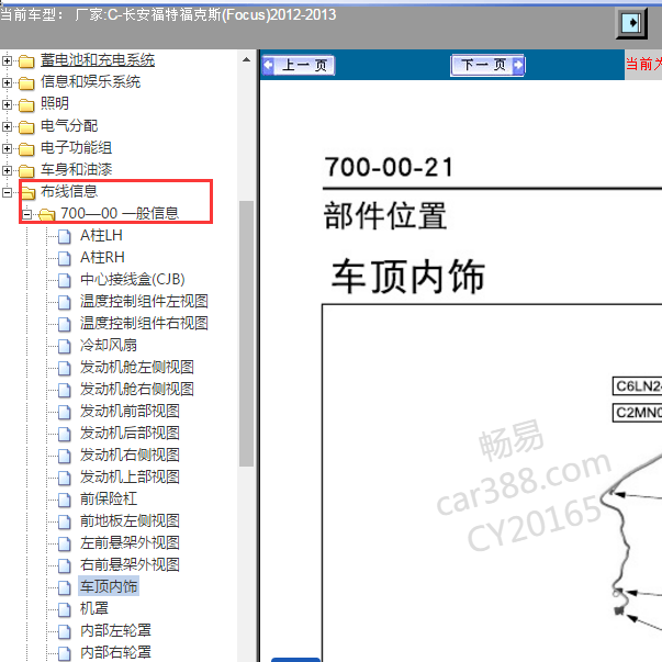 2012年福克斯布线信息
