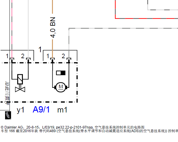 2014年奔驰ML400悬挂系统资料