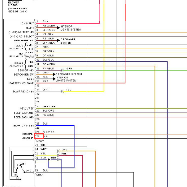2010年狮跑空调电路图