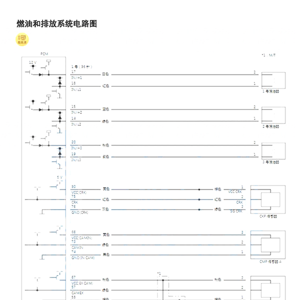 2019年享域发动机电路图