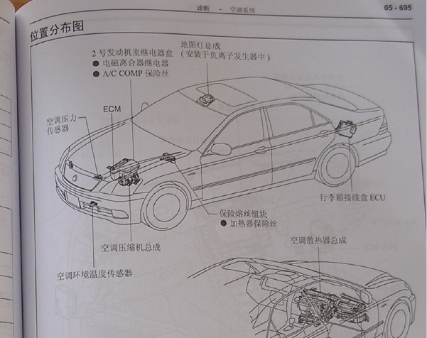 2005年丰田皇冠空调维修手册