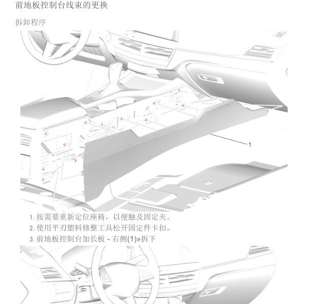 2020年凯迪拉克CT4中控台维修手册