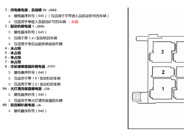2016年途观大灯继电器位置