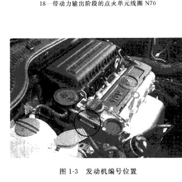 2010年斯柯达明锐发动机钢印号位置