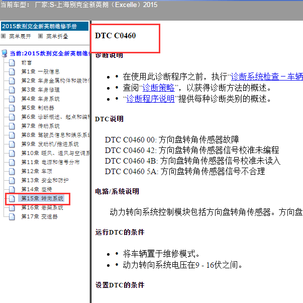2015年别克英朗C0460
