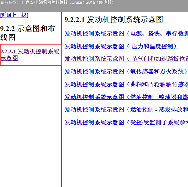 2015年雪佛兰科鲁兹 L2B发动机电路图