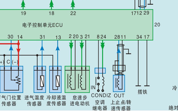 4G19发动机电路图