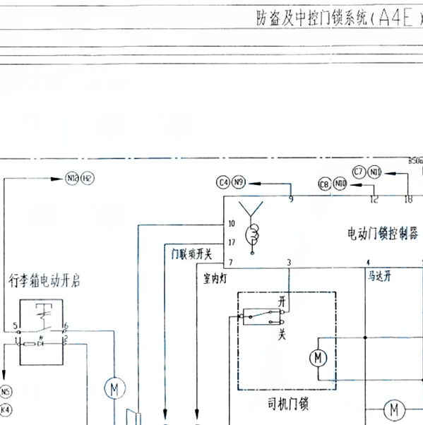 红旗尾门电路图