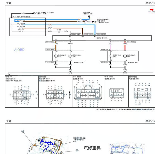 2017年马自达CX-3大灯电路图