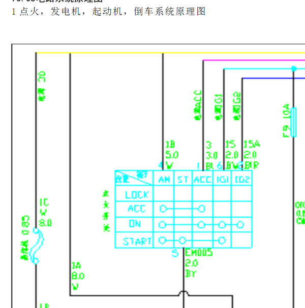 威旺205发电机电路图