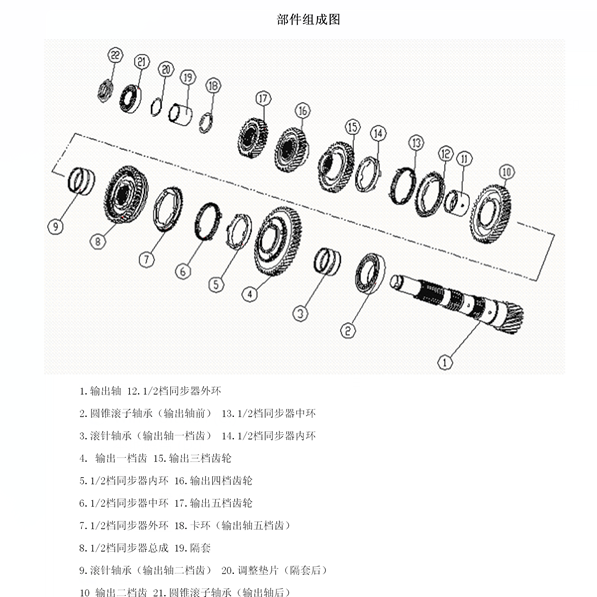 瑞鹰变速箱维修手册