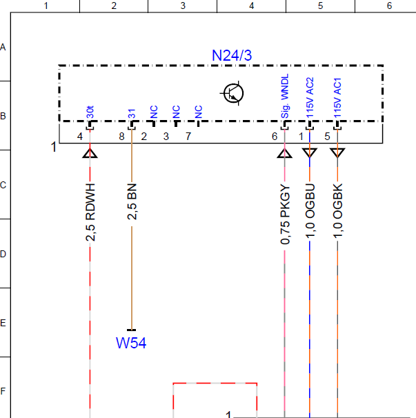奔驰S400 DC-AC电路图.