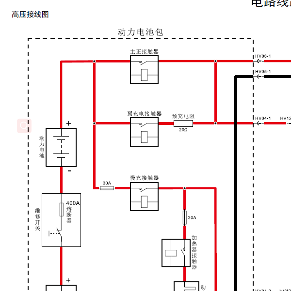 2018年大迈芝麻E30高压电路图