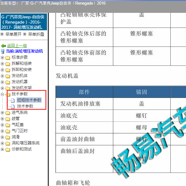 2016年吉普自由侠 1.4 发动机参数.