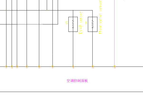 2018年江铃凯锐EV空调电路图