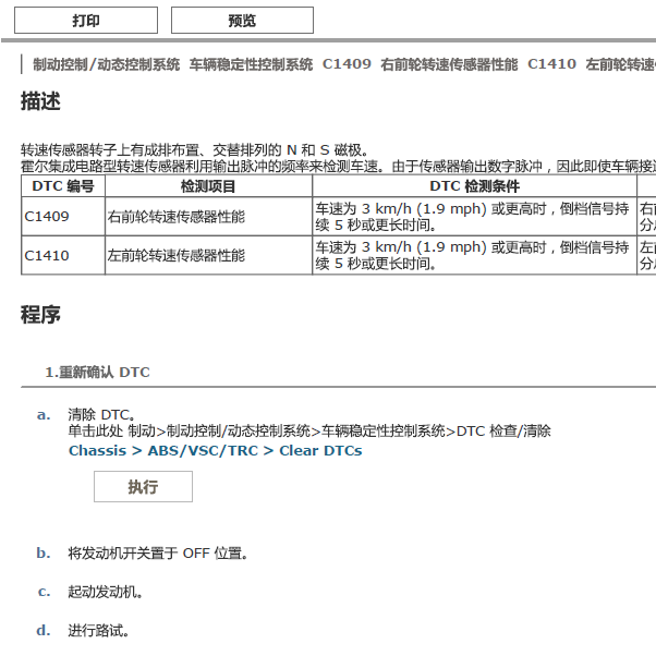2015年皇冠ABS故障码资料
