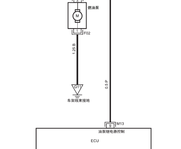 江淮油泵电路图
