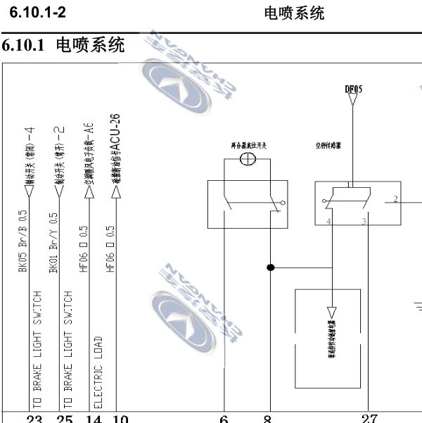 长安CS35发动机线路图