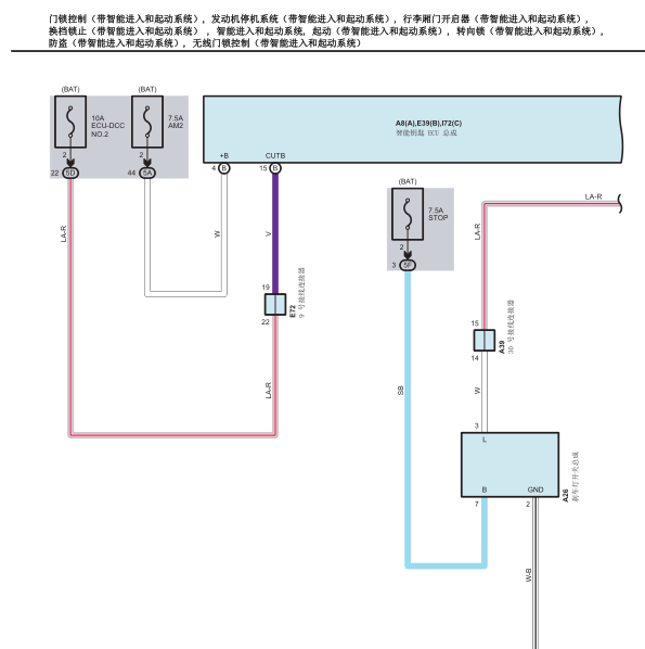 2015年凯美瑞启动电路图