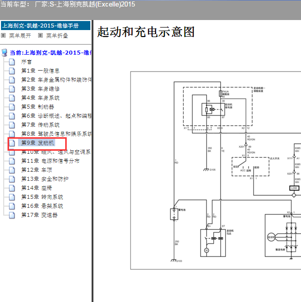 2015年别克凯越起动电路