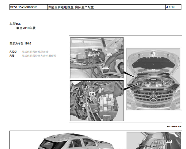 2015年奔驰GL400保险丝资料