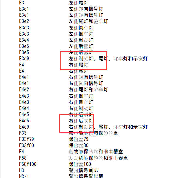 2013年奔驰R300制动灯电路图