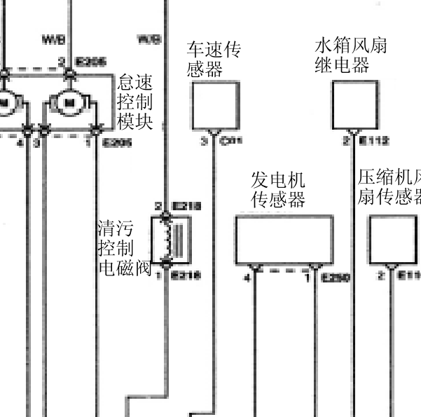 2004年特拉卡充电系统电路图