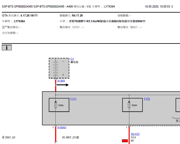 2006年宝马X5保险丝资料