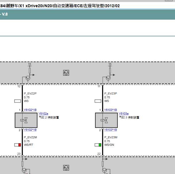 2012年宝马X1 发动机喷油资料
