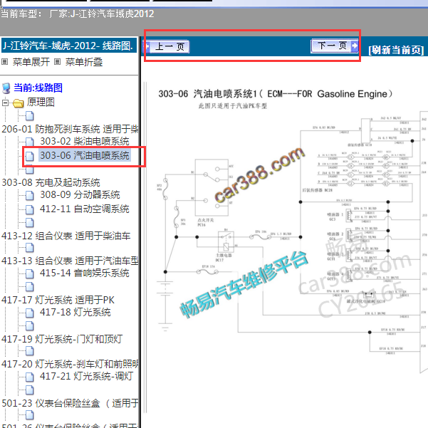 2012年域虎点火开关电路图