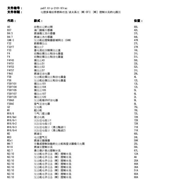 2008年奔驰R300发动机电路图