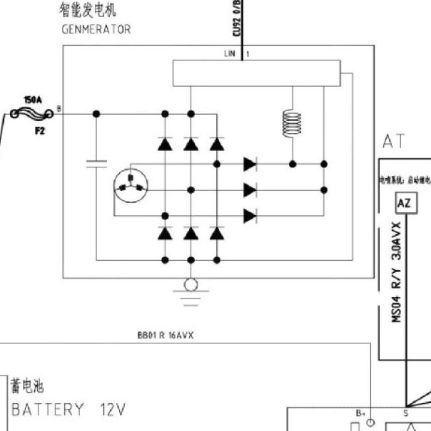2018年长安CS75启动电路图