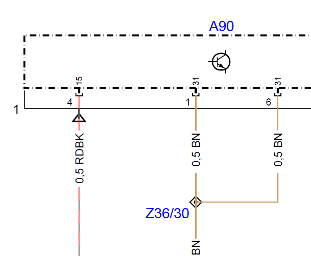 奔驰CLS320 A90电路图